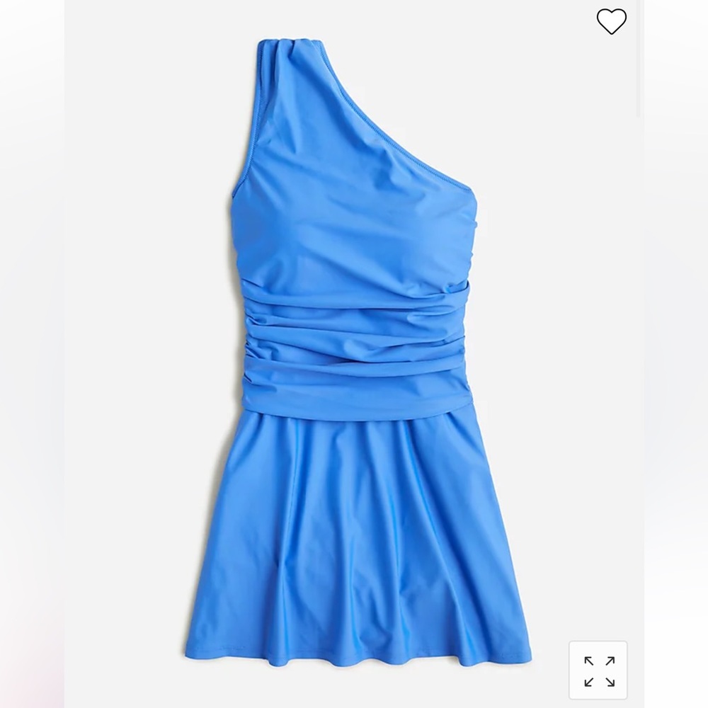 NWT One Shoulder Swim Dress